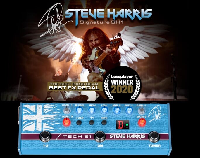 TONE OF THE BEAST - Tech 21's Steve Harris SH1 Signature SansAmp TONE OF THE BEAST - Tech 21's Steve Harris SH1 Signature SansAmp